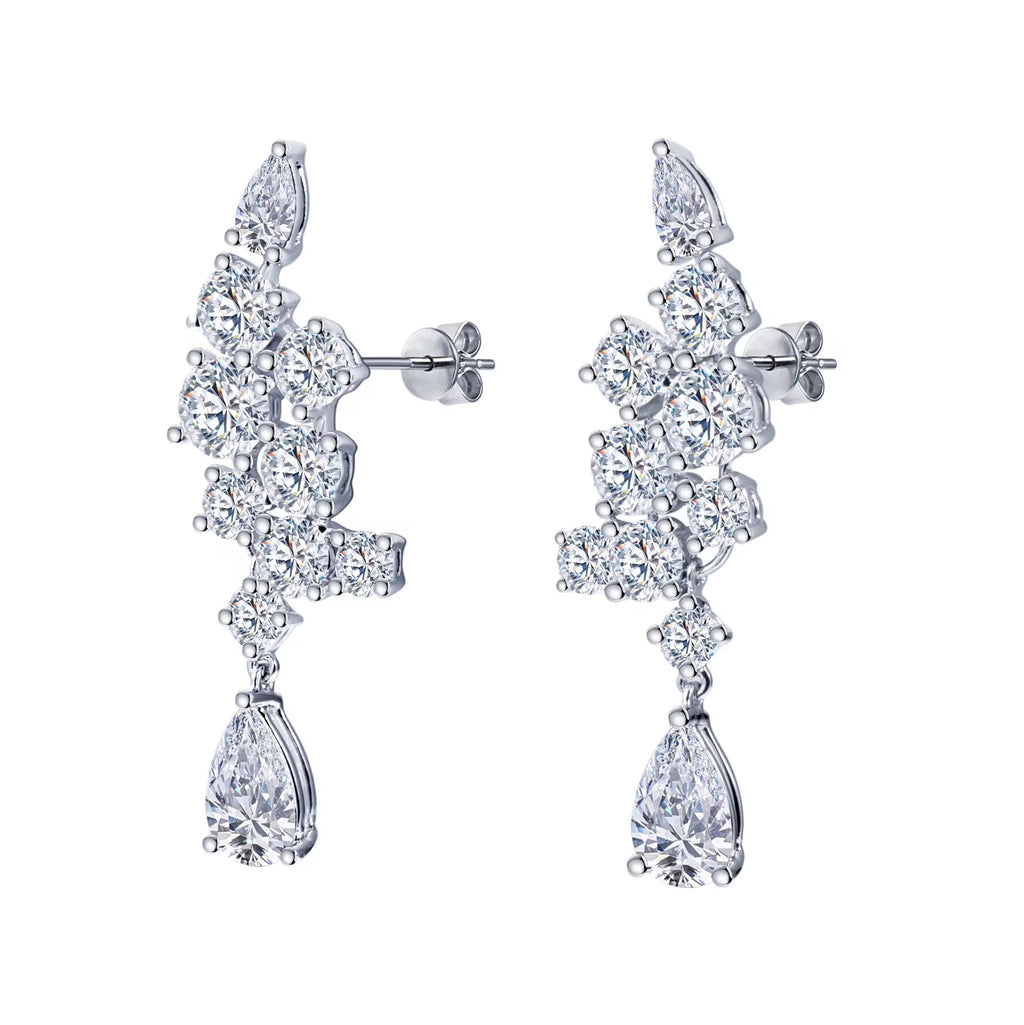 Cascade — kolczyki z diamentami