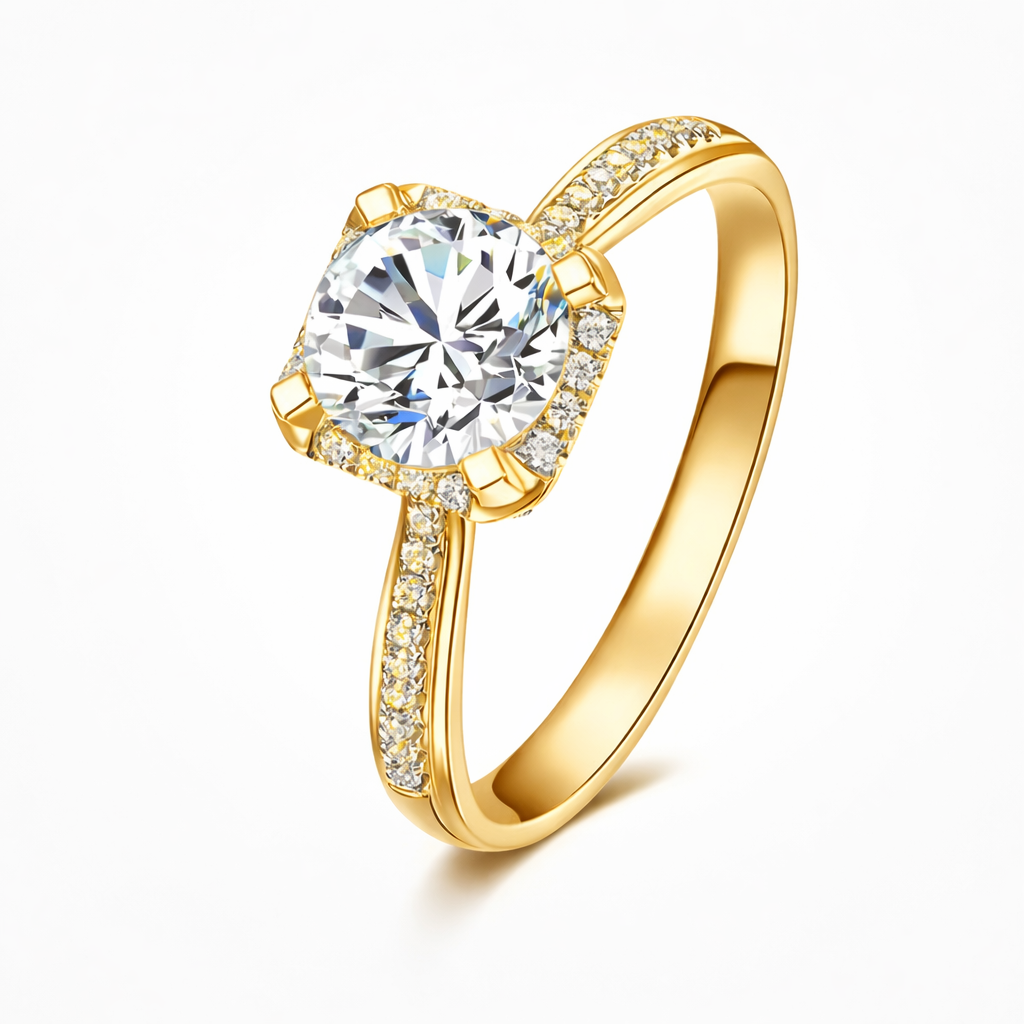 Première — pierścionek z 2ct diamentem laboratoryjnym, złoto 18K