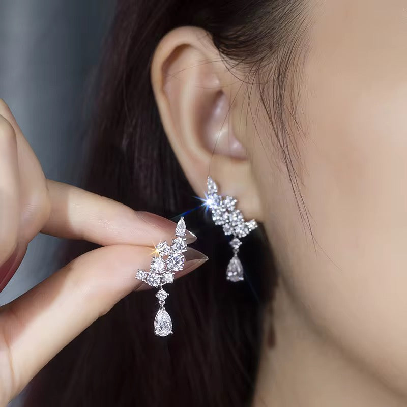 Cascade — kolczyki z diamentami