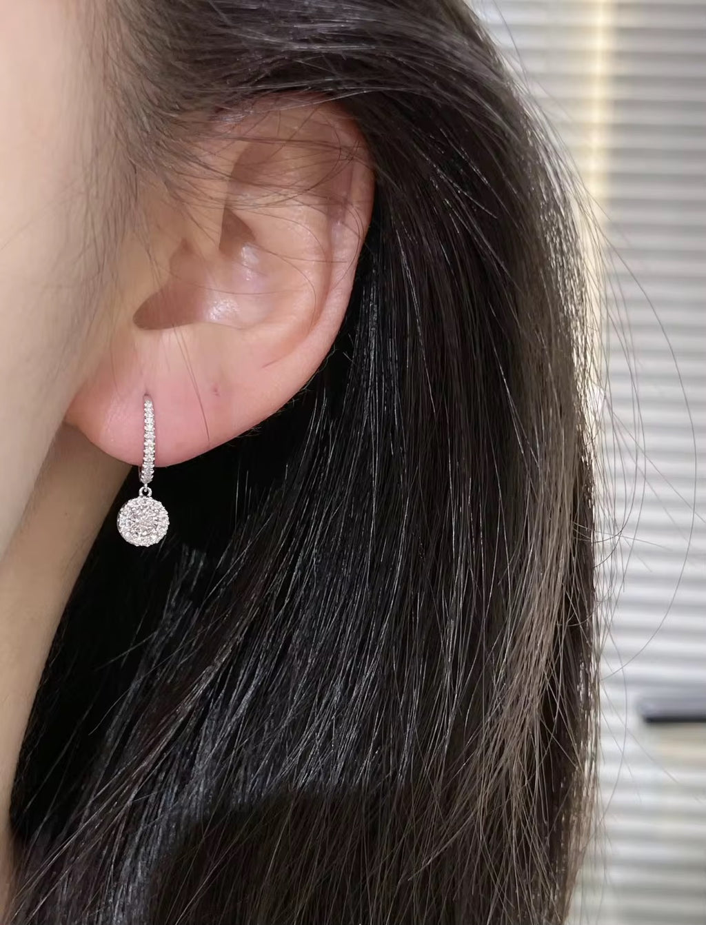 Ponadczasowe kolczyki z diamentami laboratoryjnymi 3ct w złocie 585