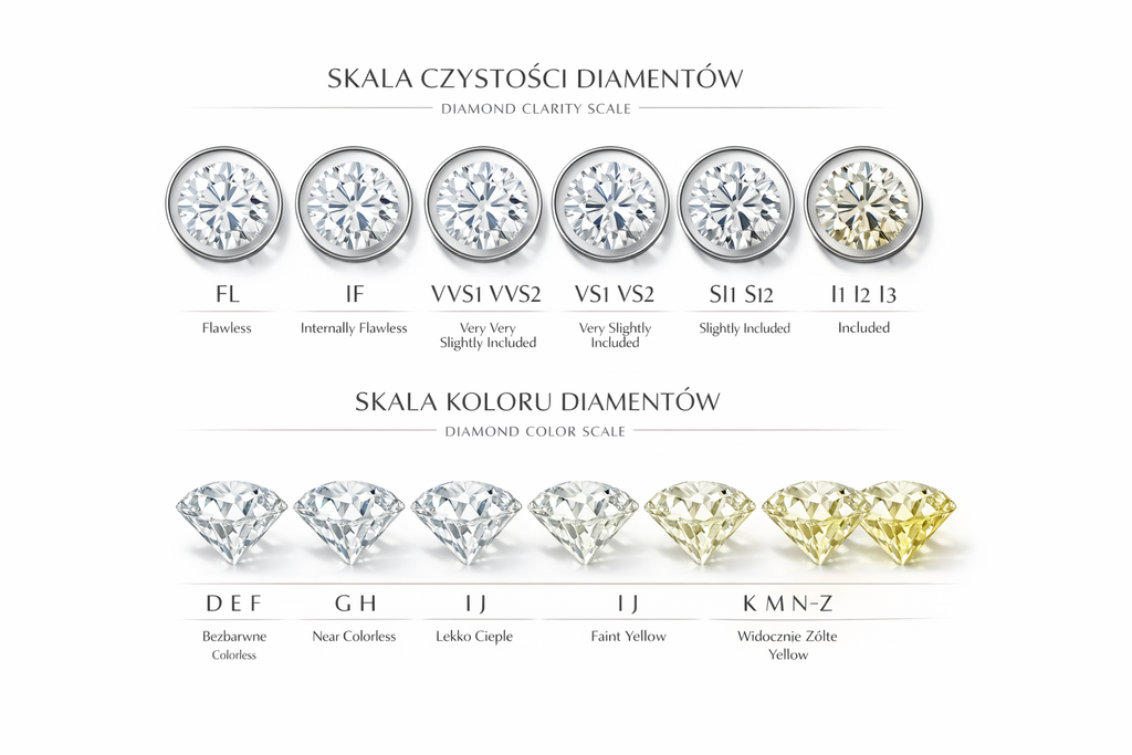 Naszyjnik z 5,5ct diamentem laboratoryjnym