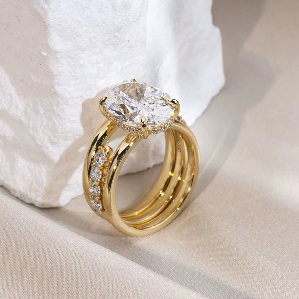 Lumière Solitaire - pierścionek z 5ct diamentem laboratoryjnym