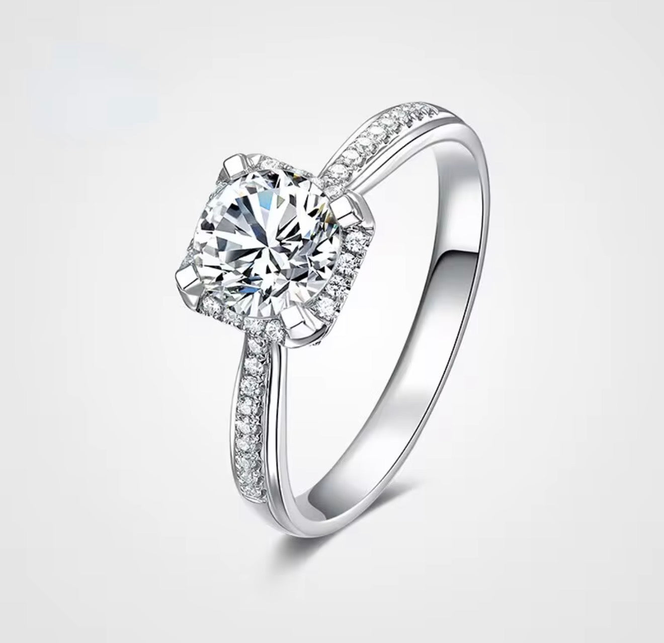 Première — pierścionek z 2ct diamentem laboratoryjnym, złoto 18K